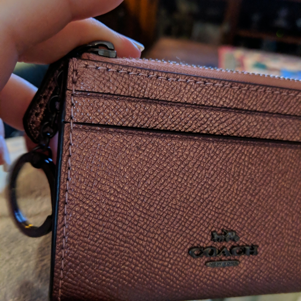 Coach keychain wristlet